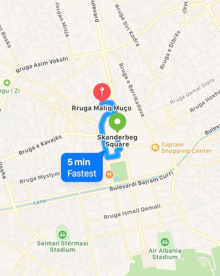 Center Apartment 地拉那 外观 照片